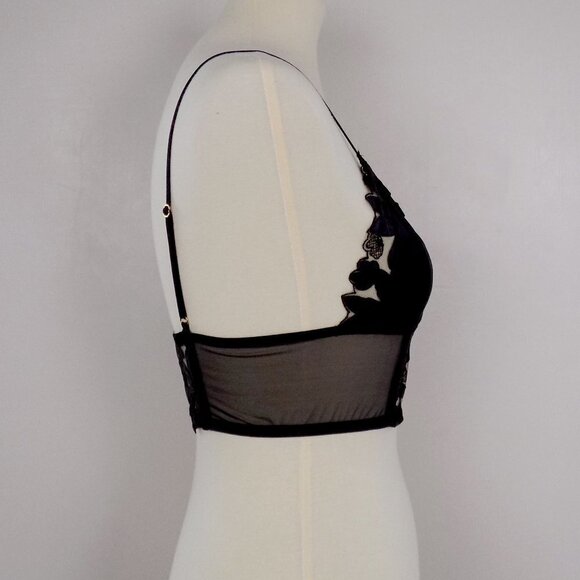 new with tags Victoria's Secret VS embroidered floral bralette crop top … - Picture 10 of 12